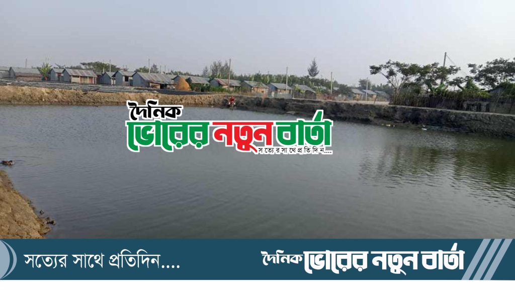 আশ্রয়ণ প্রকল্পের পুকুর বিক্রি করে দিলো সভাপতি