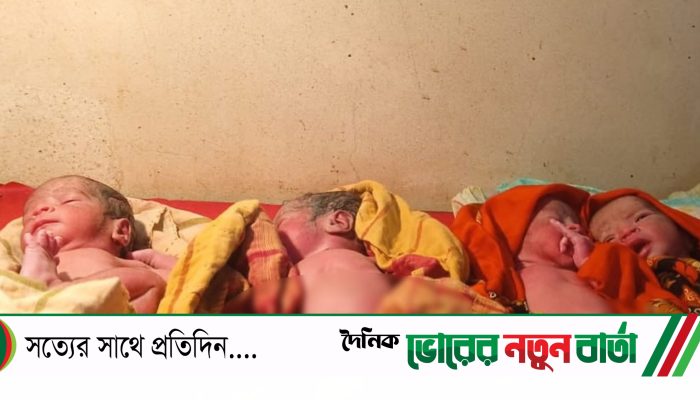 টাঙ্গাইলের মির্জাপুরে একসঙ্গে চার ছেলের জন্ম, পরিবারে আনন্দের বন্যা