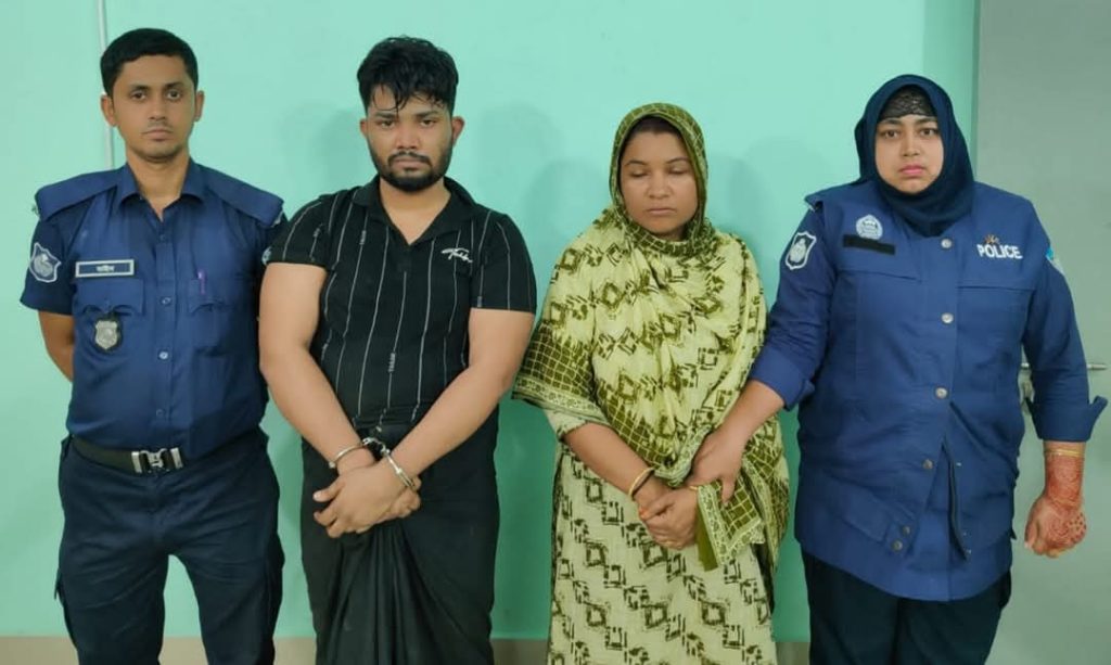 তিতাসে ইয়াবাসহ নারী ইউপি সদস্য ও তার ছেলে আটক