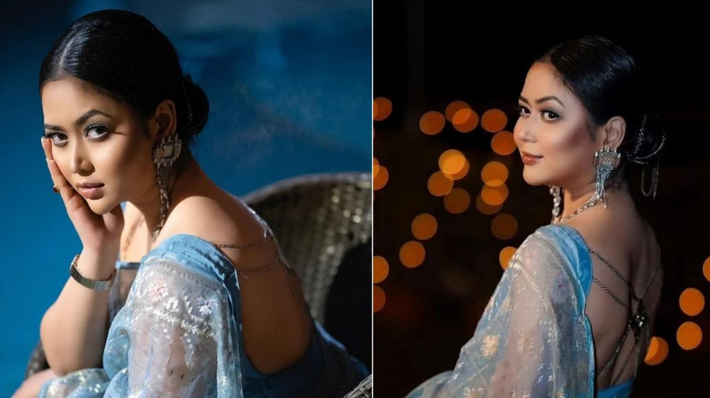 ভাবনার পরনে নীলই যখন উষ্ণতম রং